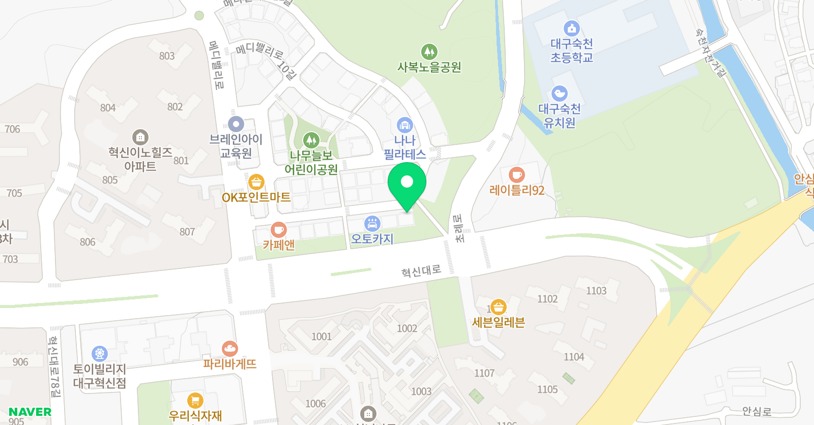 잼잉글리쉬 영어학원 위치