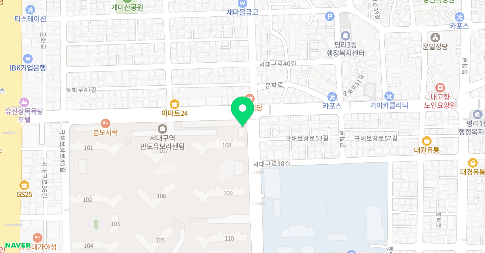 정석 입시학원 2호관 위치