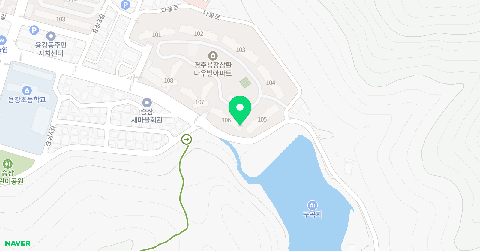 푸르넷 공부방 용강삼환나우빌점 위치