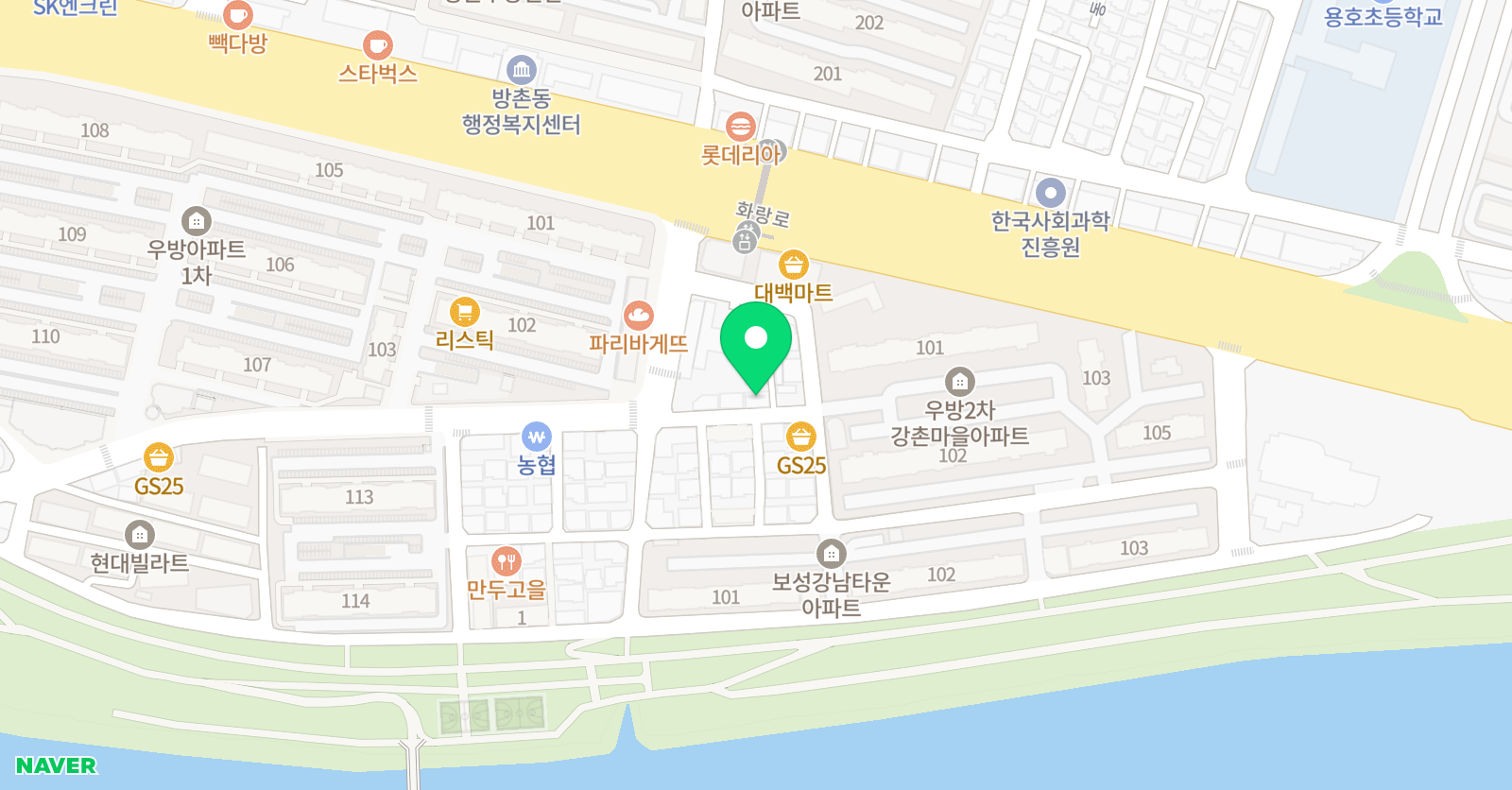 한나 피아노학원 위치