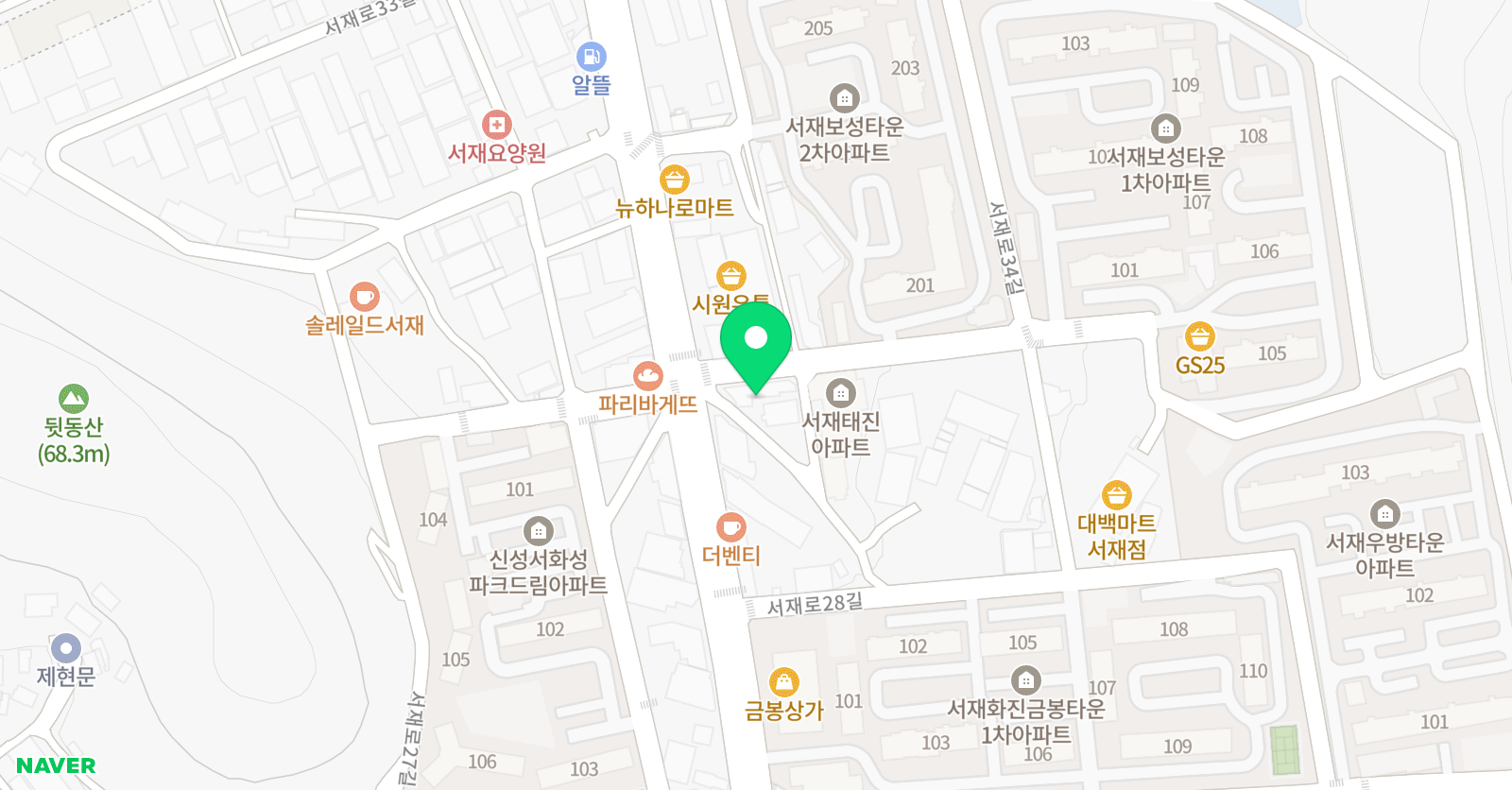 런투유 줄넘기클럽 서재점 위치
