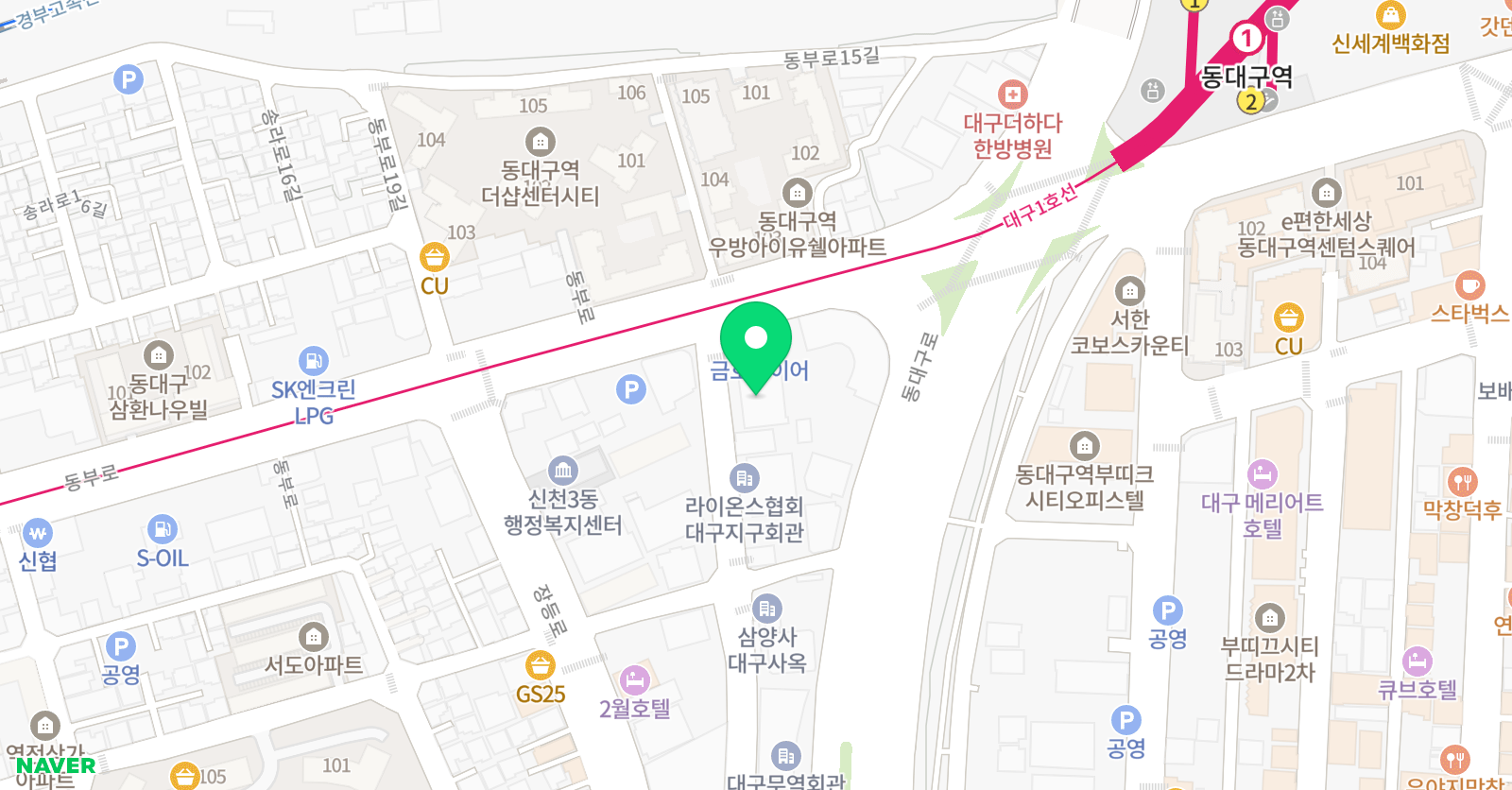 세움 영어 이베스트학원 위치