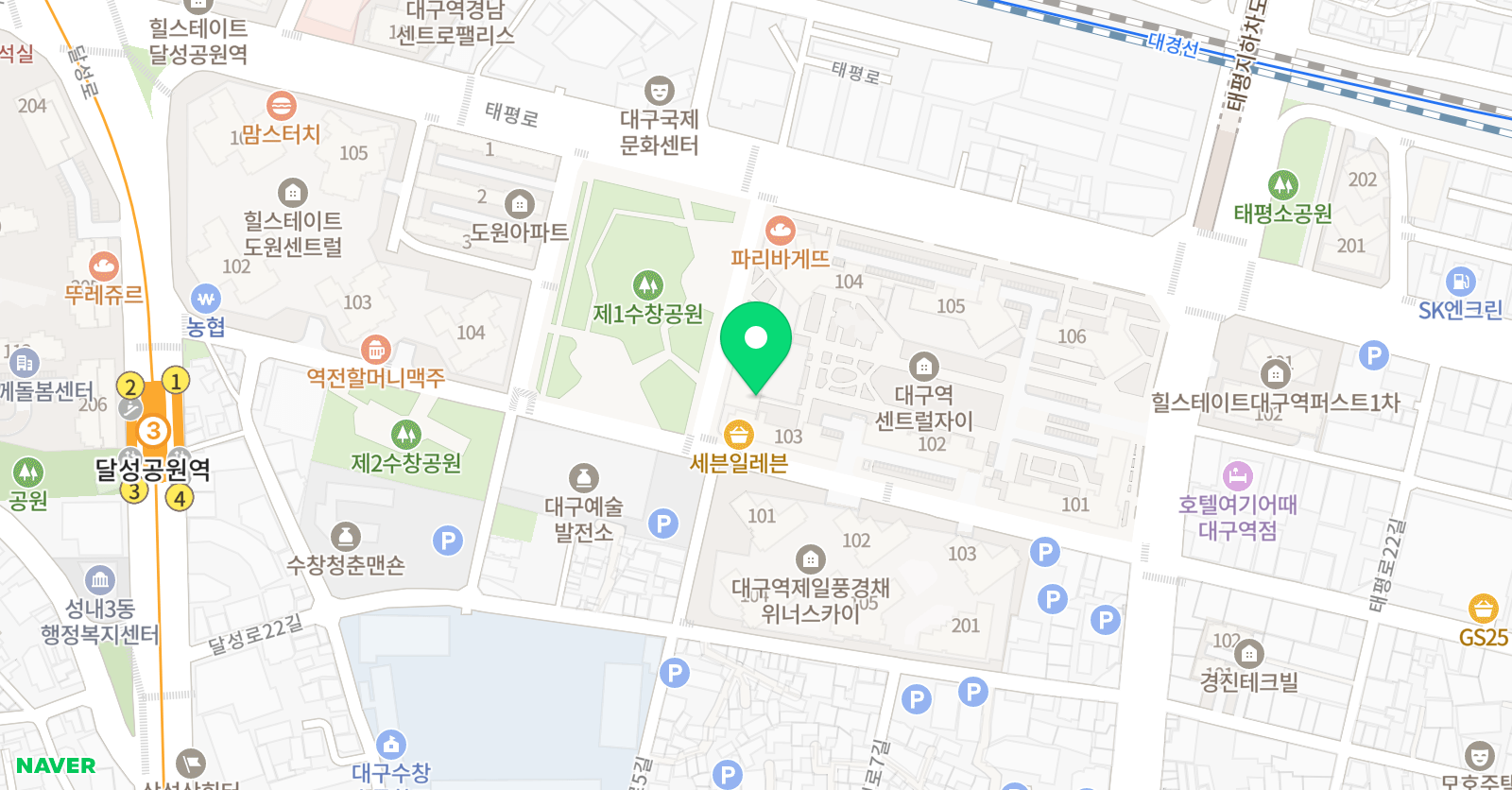 삼성영어셀레나 태평로학원 위치