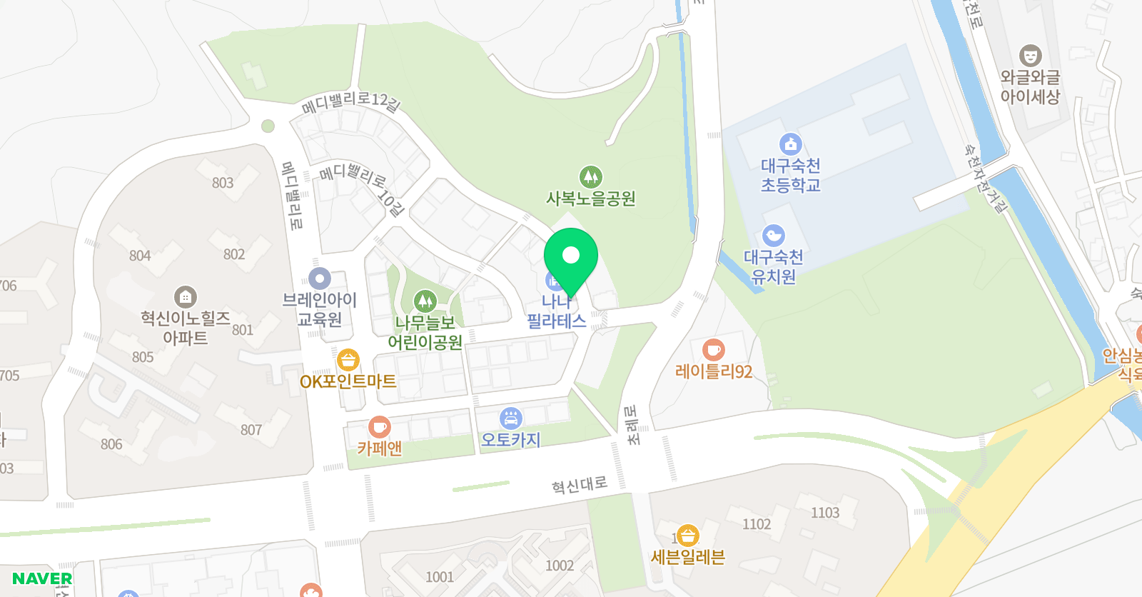 해법영어 혁신숙천교실 위치