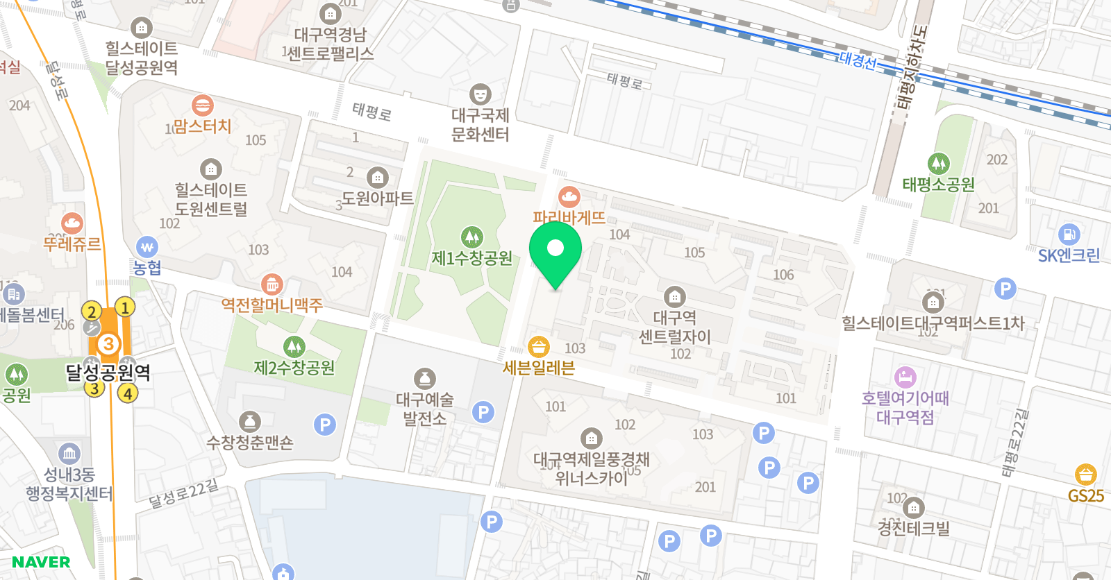 엠베스트SE 수창학원 위치