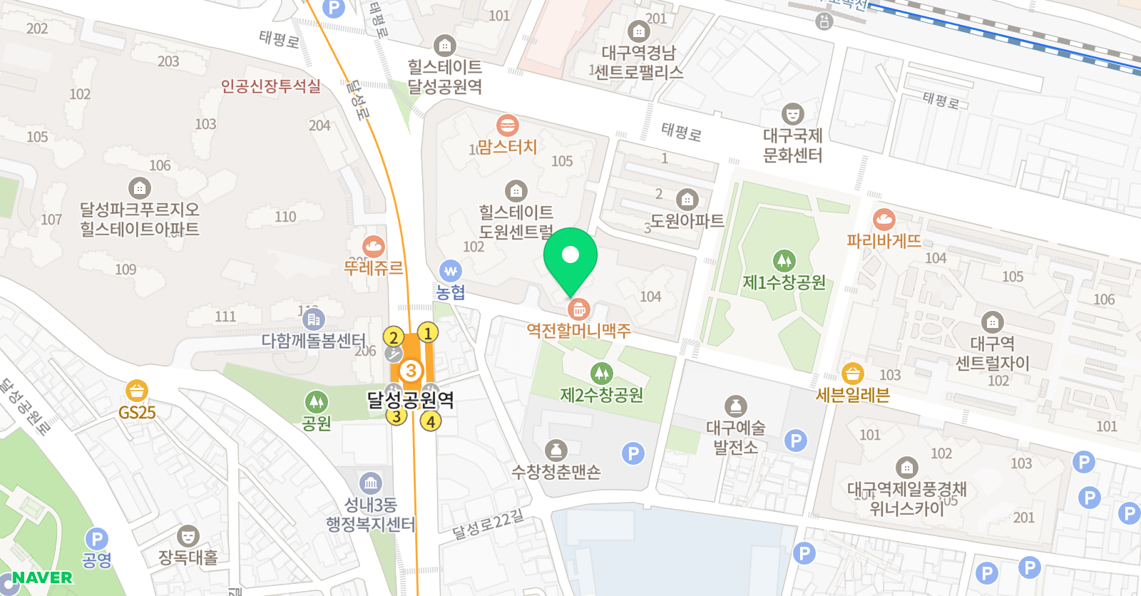 덩굴덤아트 미술학원 위치
