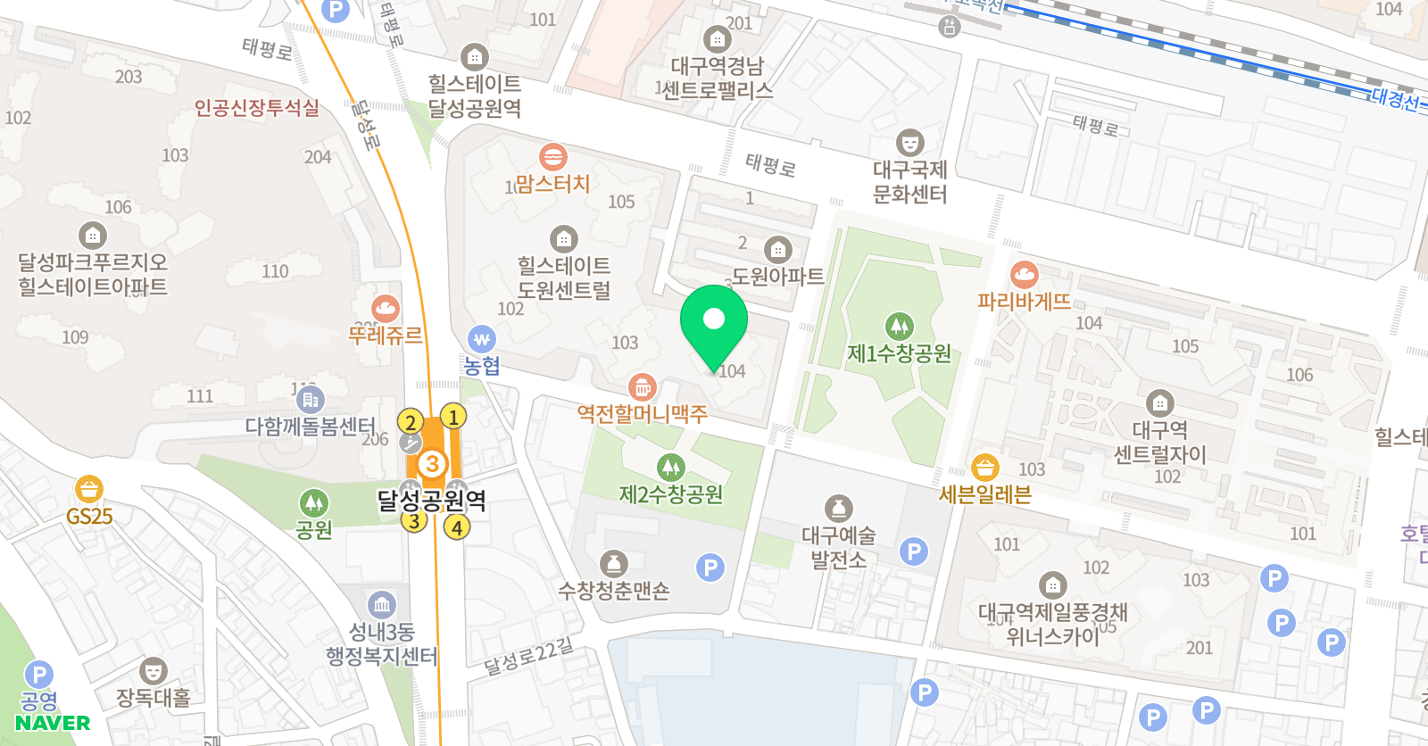 루미북 독서논술국어학원 수창초센터 위치