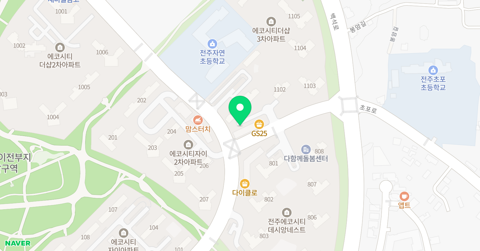 에코조이 음악학원 위치