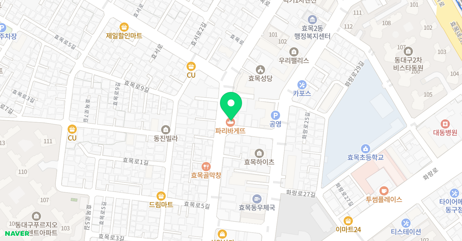 예인 피아노음악학원 위치