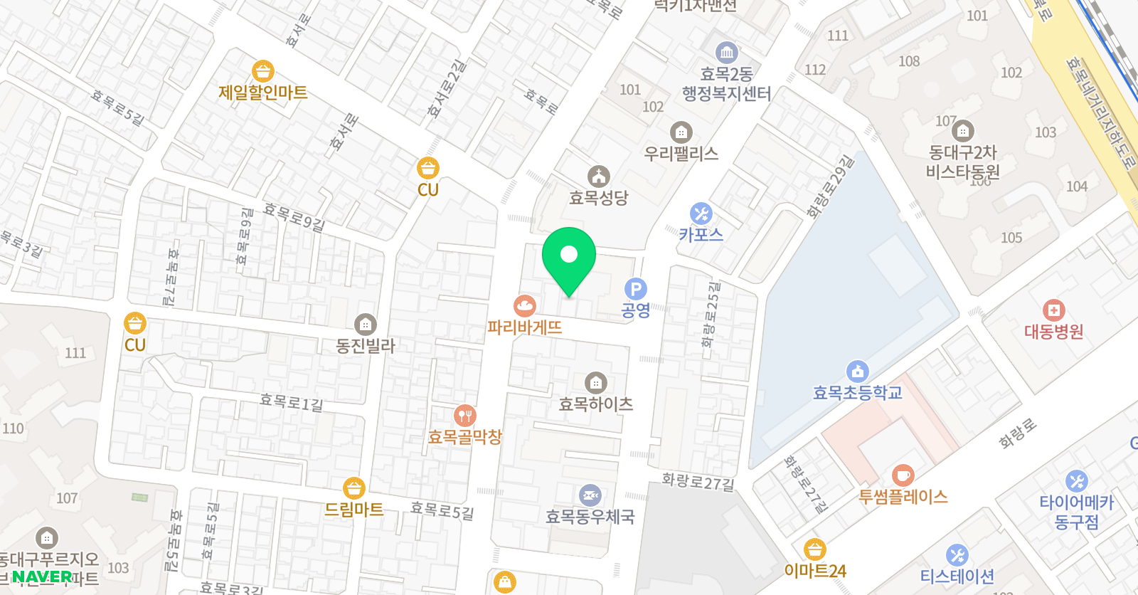 필즈 수학학원 위치