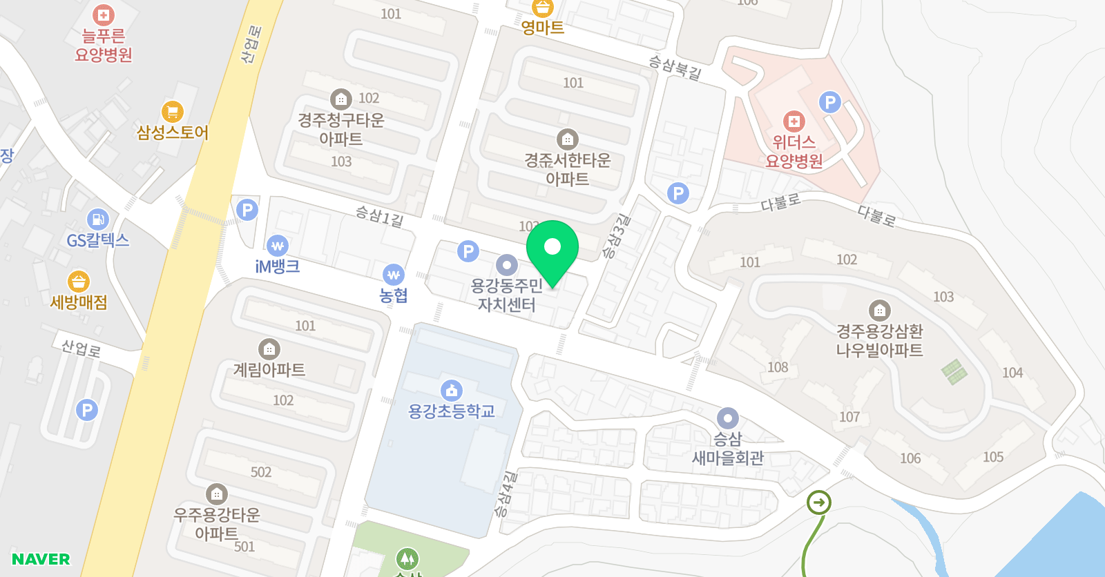 아이스크림홈런 용강센터 위치