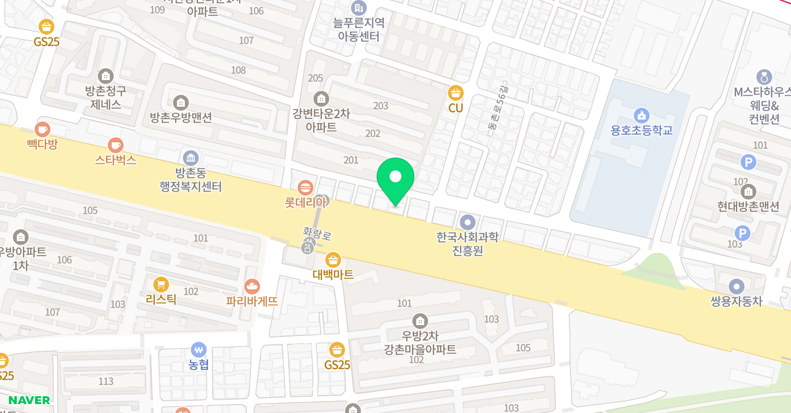 탄탄 플러스학원 위치