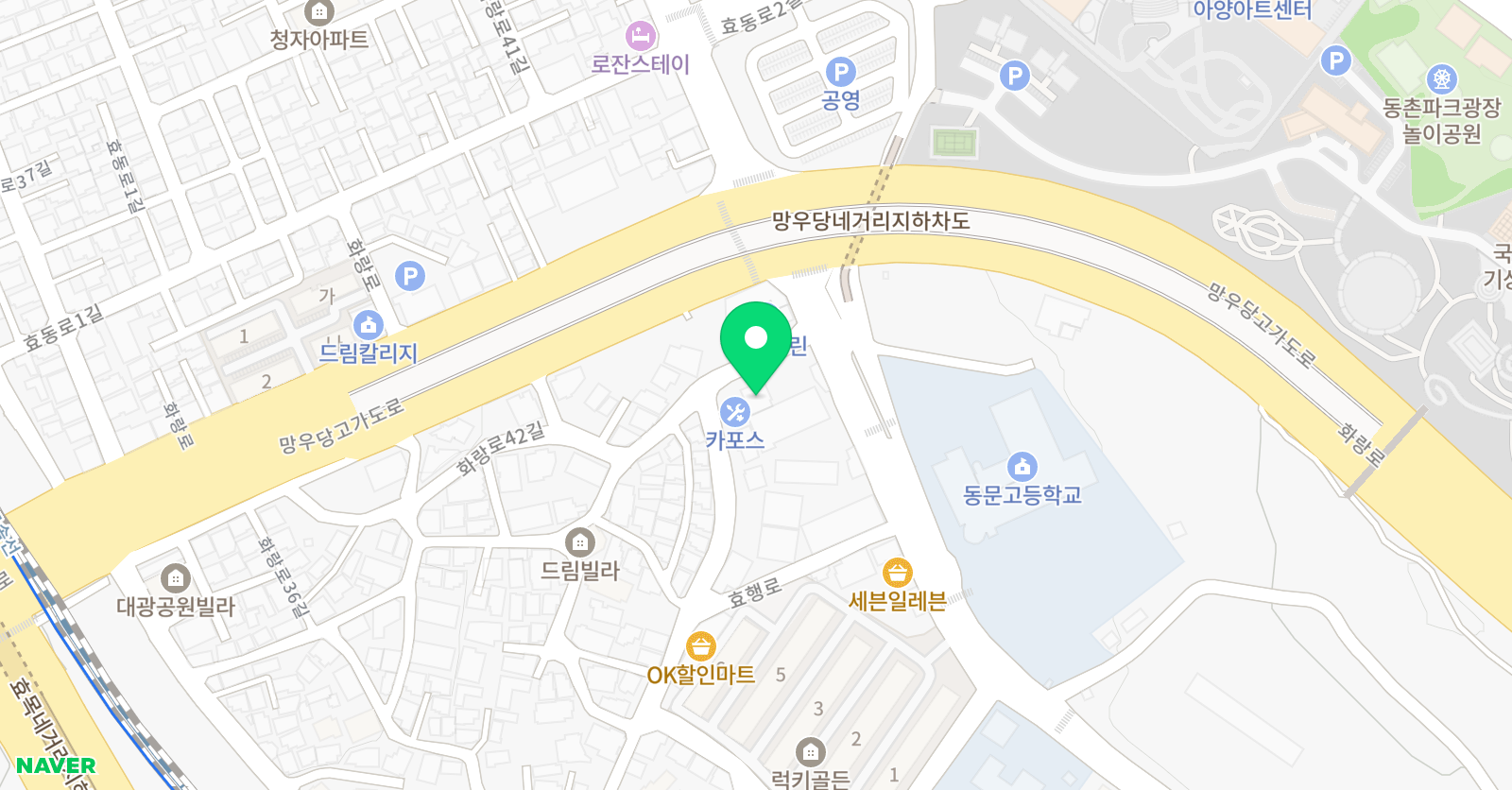 런투유 줄넘기클럽 차오름 태권도 위치