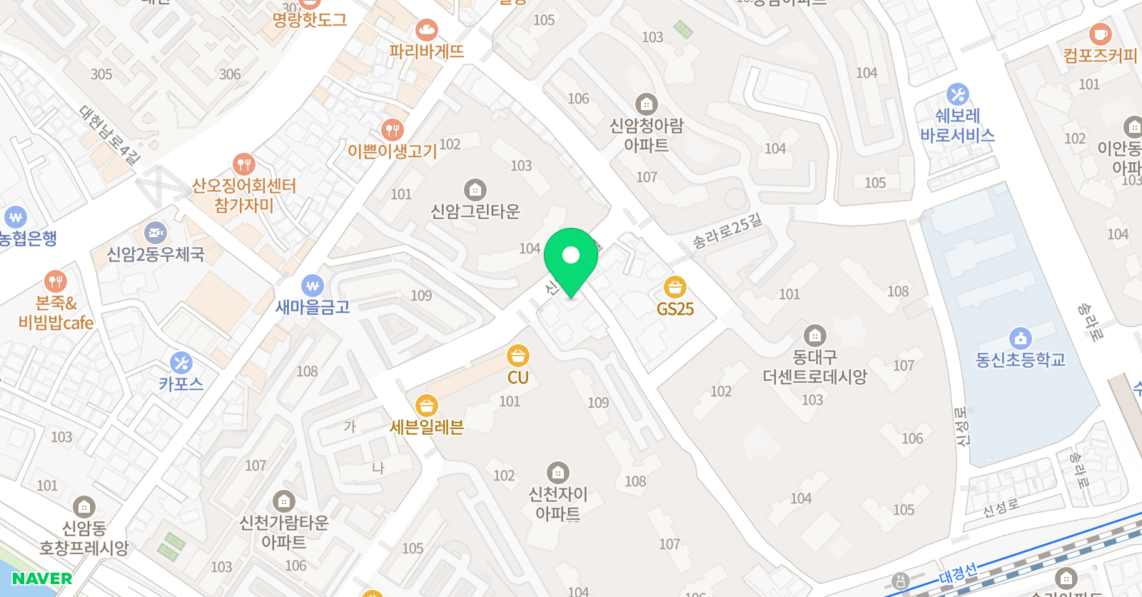 한울림 수학학원 위치