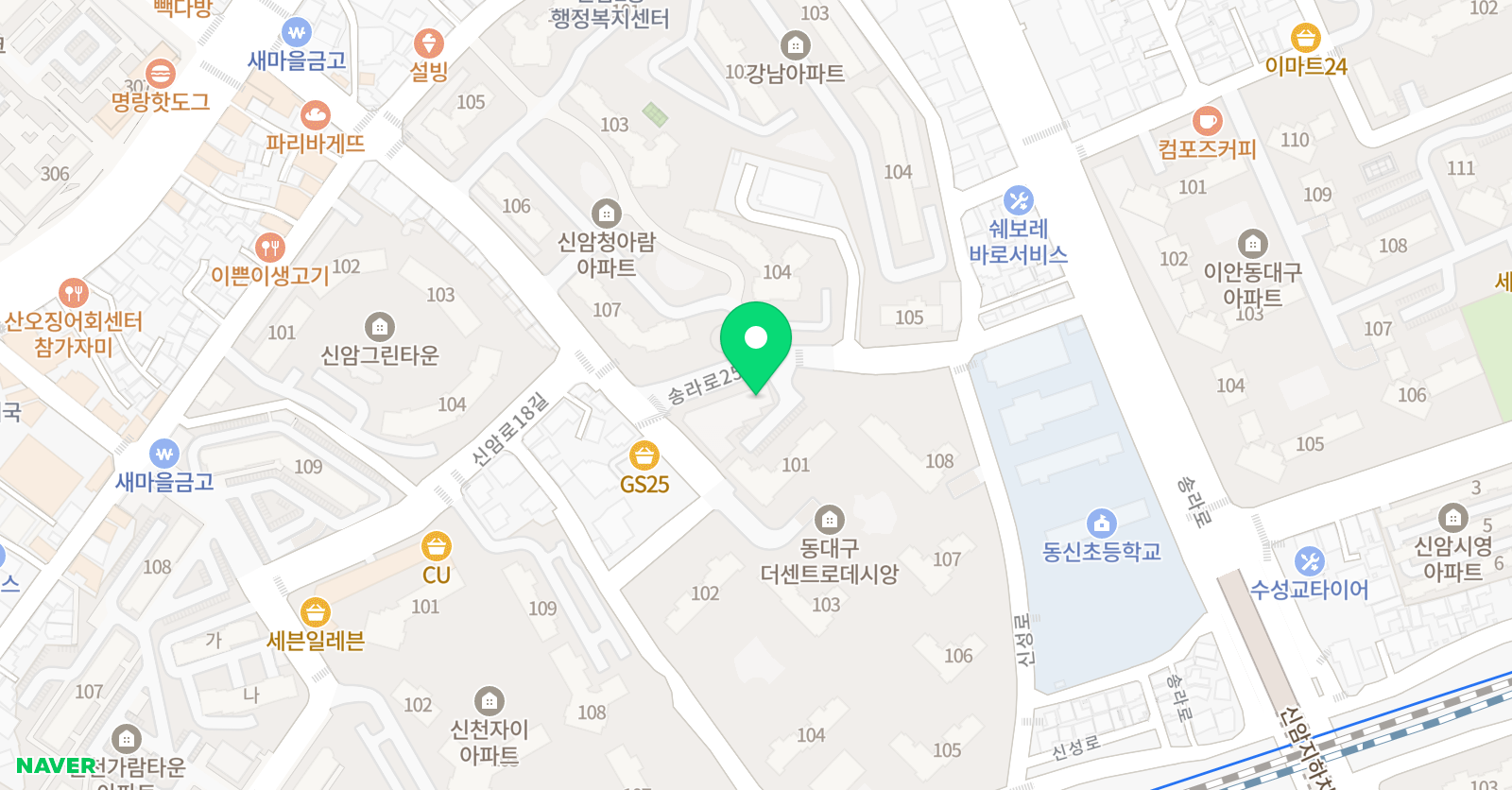 김쌤수학교습소 위치