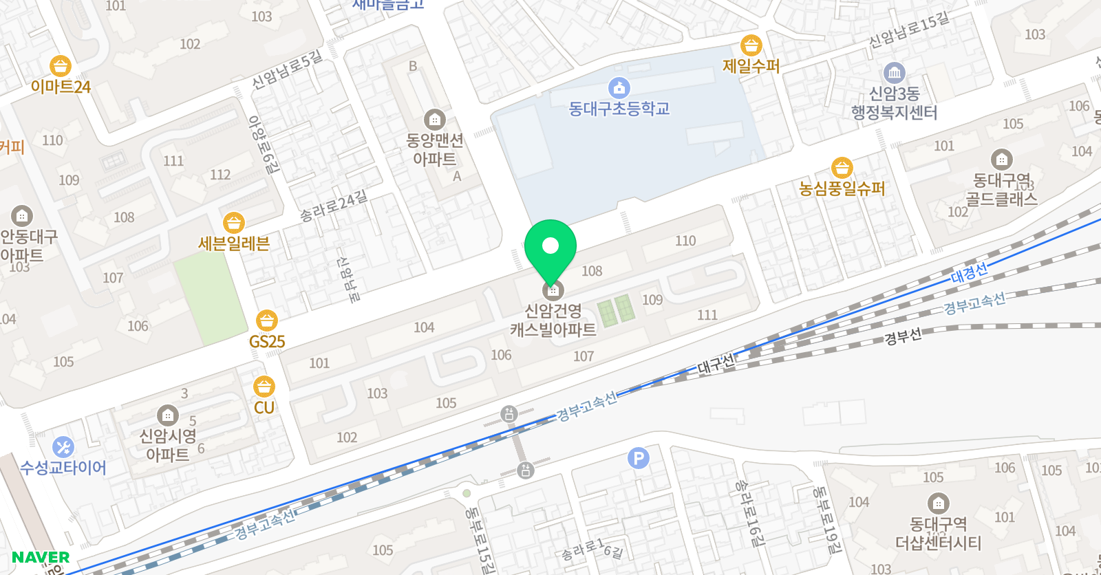 라라피아노음악학원 위치