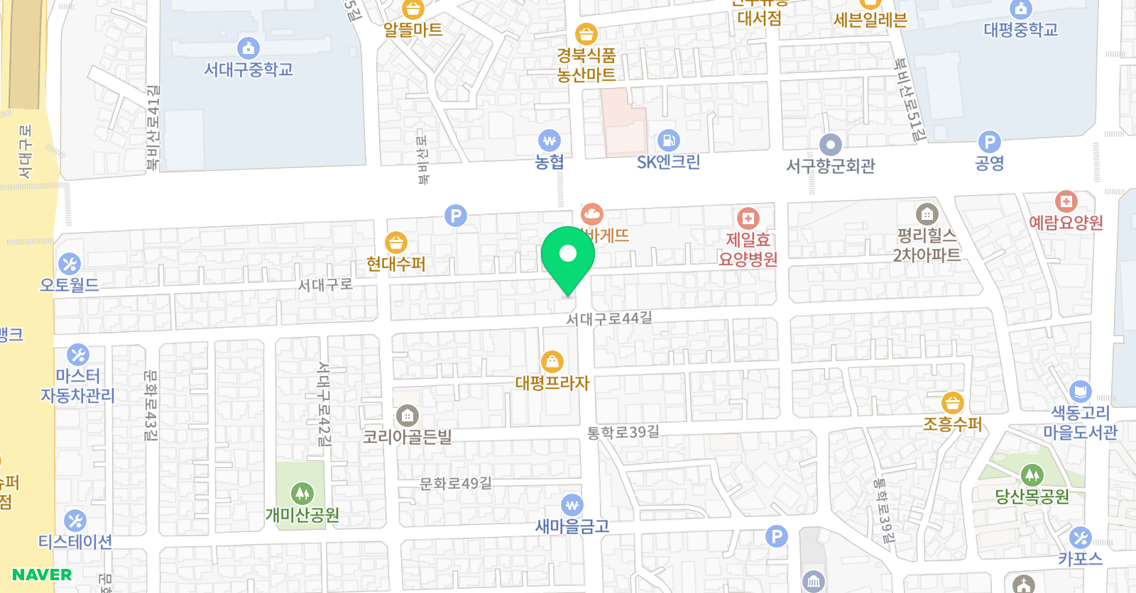 대평 태권도 JB줄넘기클럽 위치