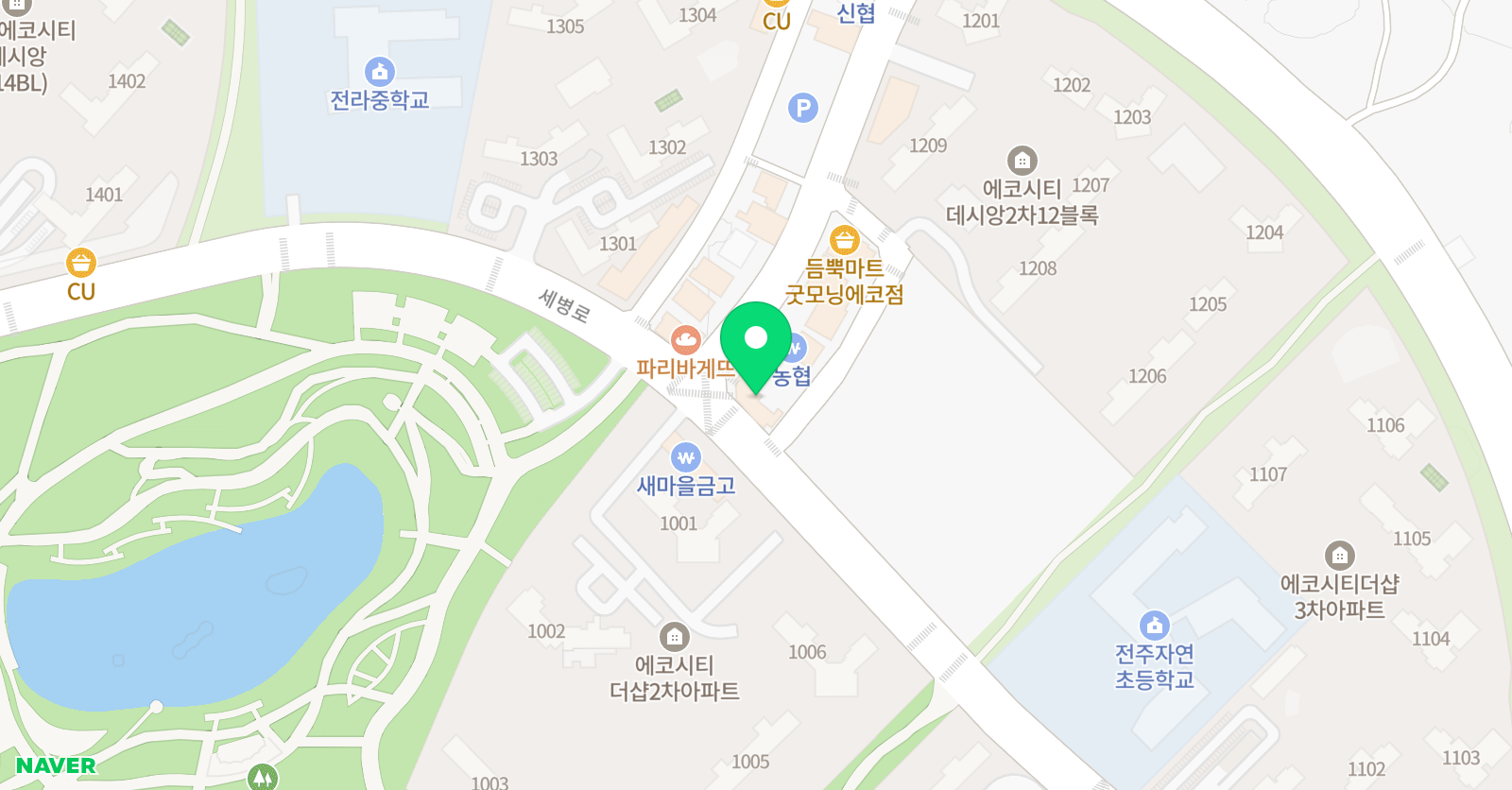 서현강 수학전문학원 위치