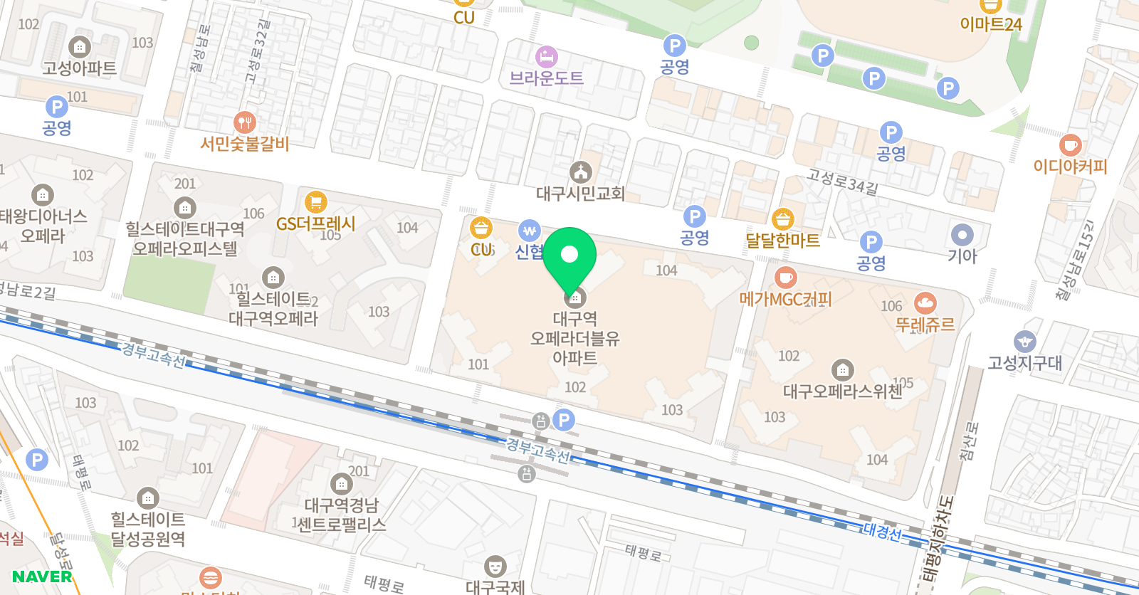아라한 태권도장 W관 위치