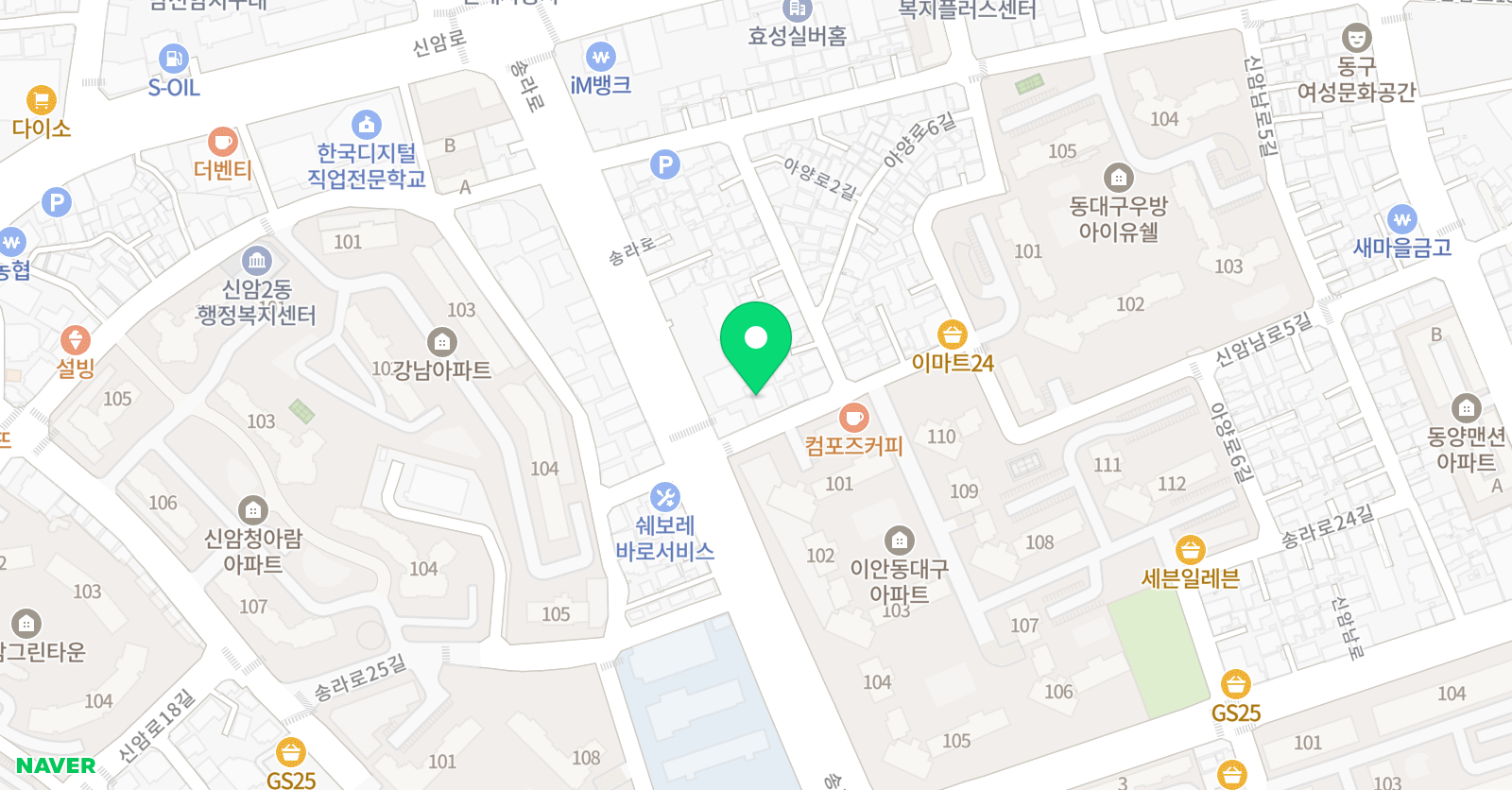 탑클래스 수학학원 위치