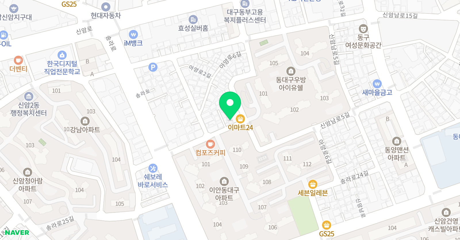 더나은 피아노음악학원 위치