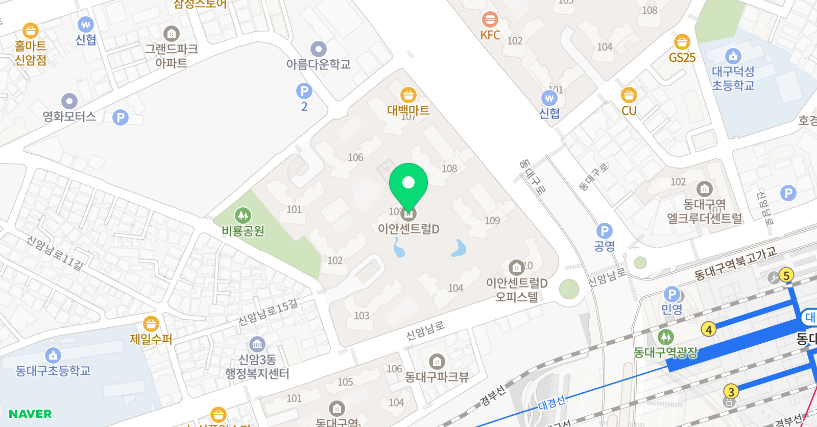 이센D이안음악학원 위치