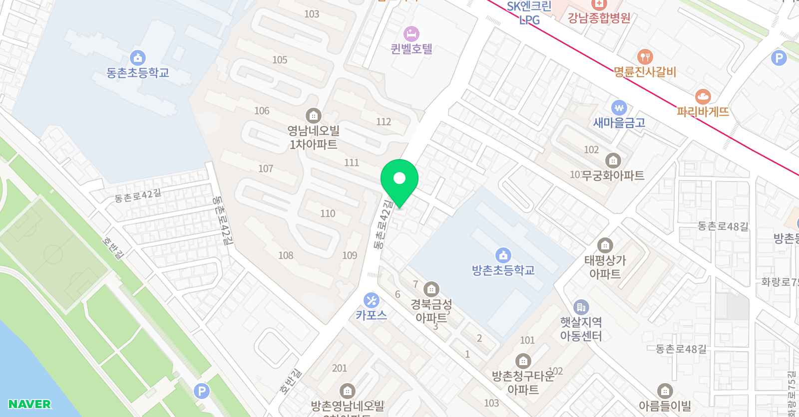 지니 수학학원 위치