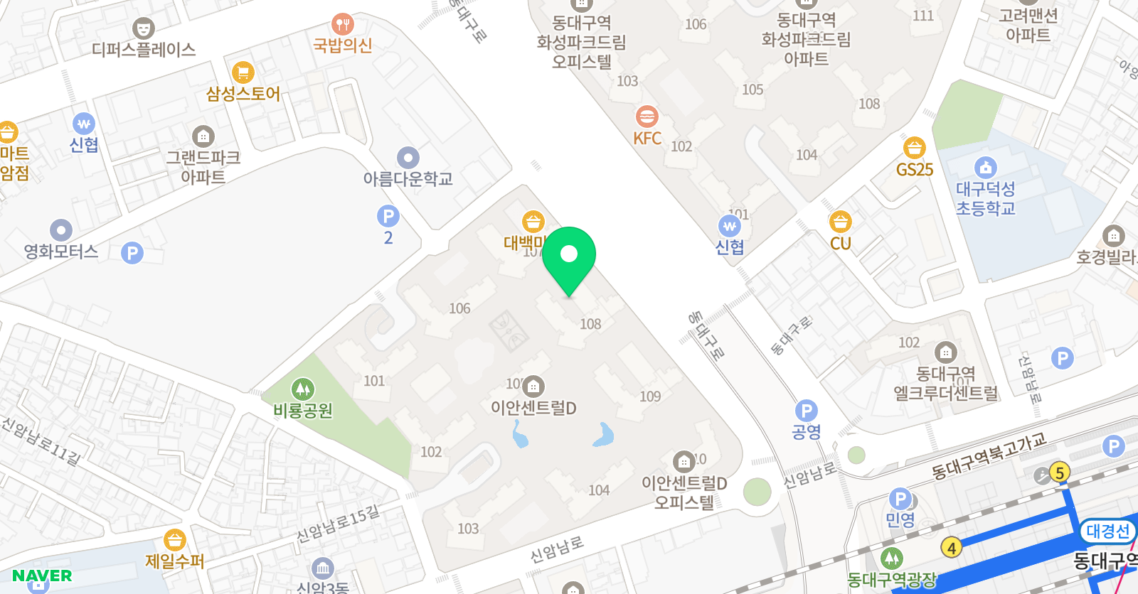 지샐 수학학원 위치