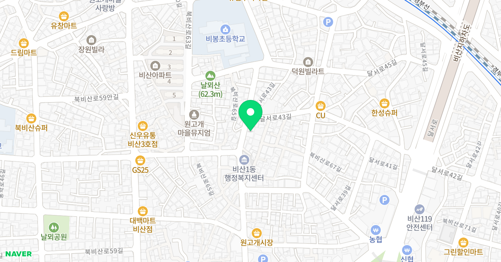 아리솔 비산태권도 점프파이어 줄넘기클럽 위치