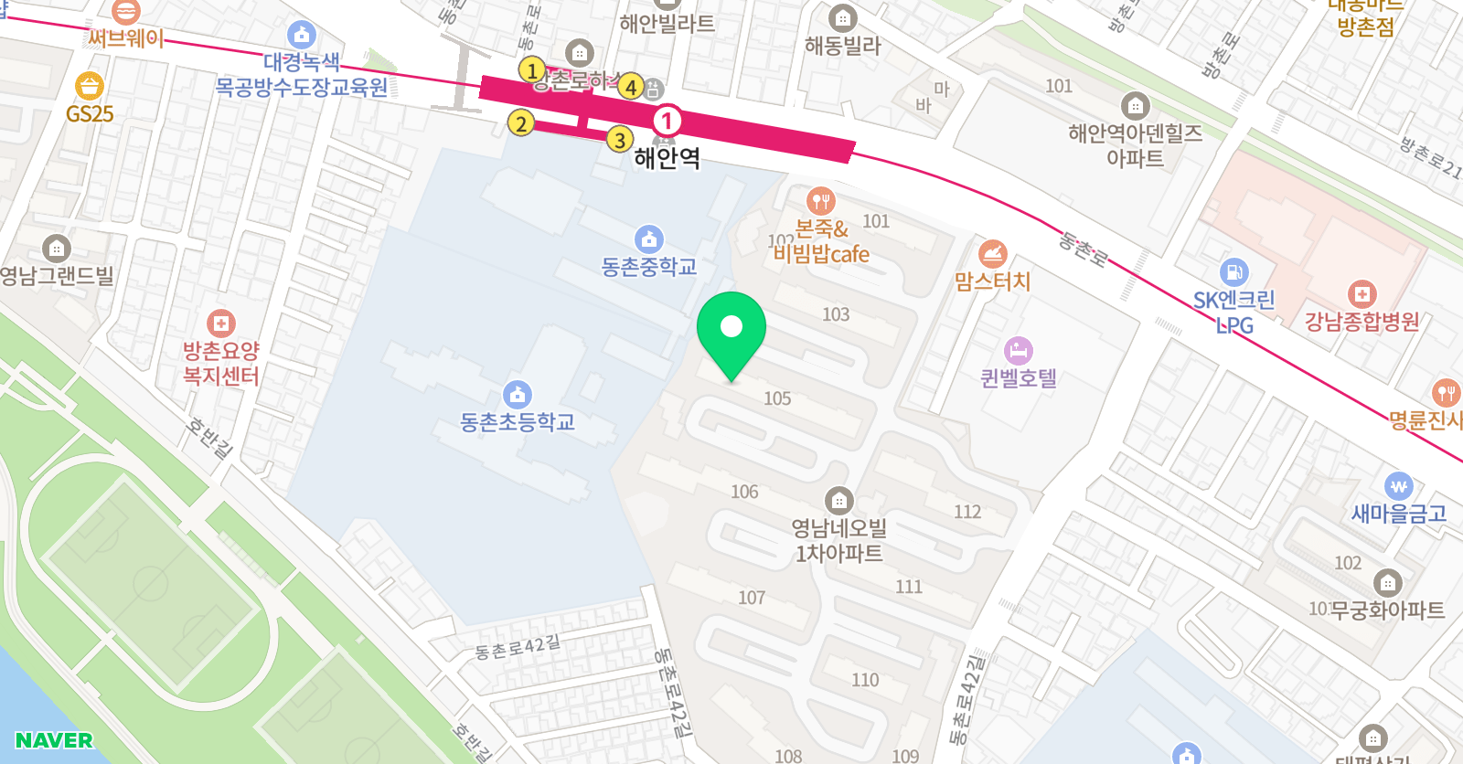 레벨업 공부방 위치