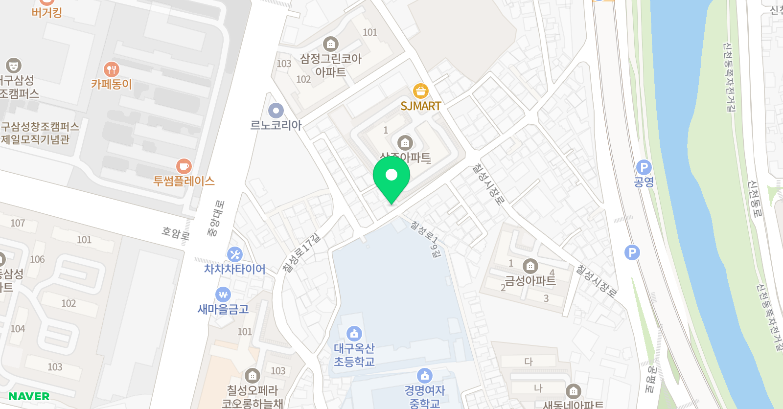 피아노앤 음악학원 위치