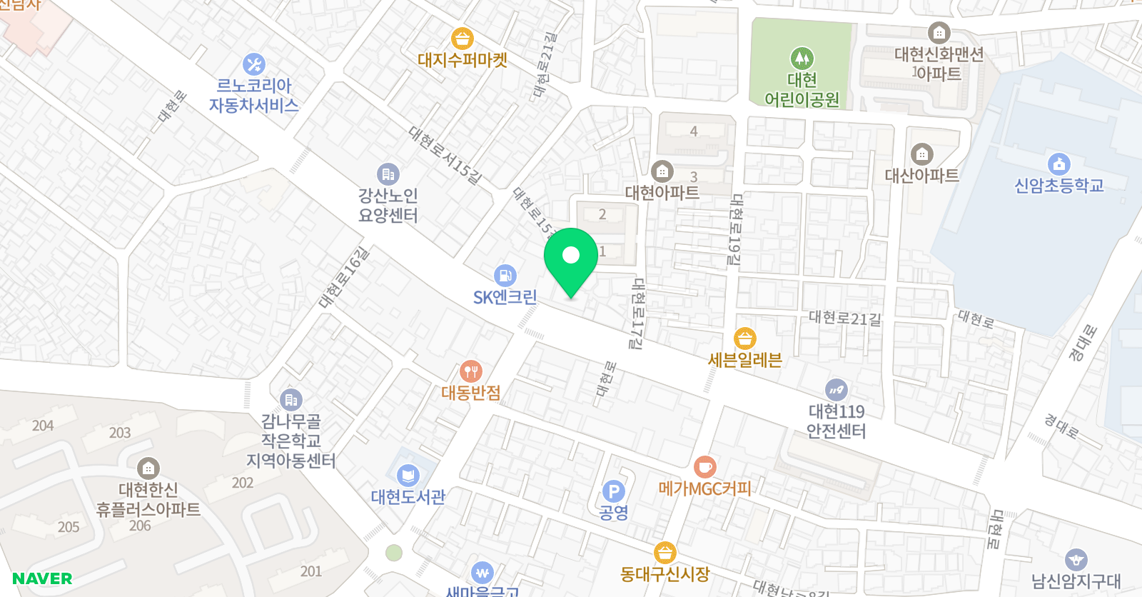 포인트 학원 위치