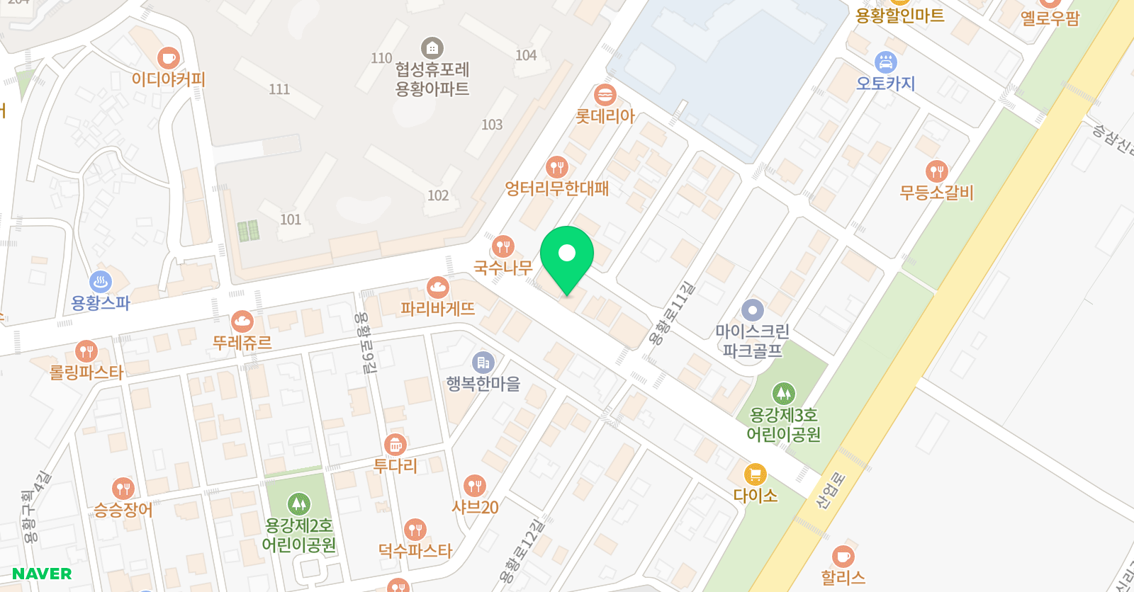 현피아노음악학원 위치