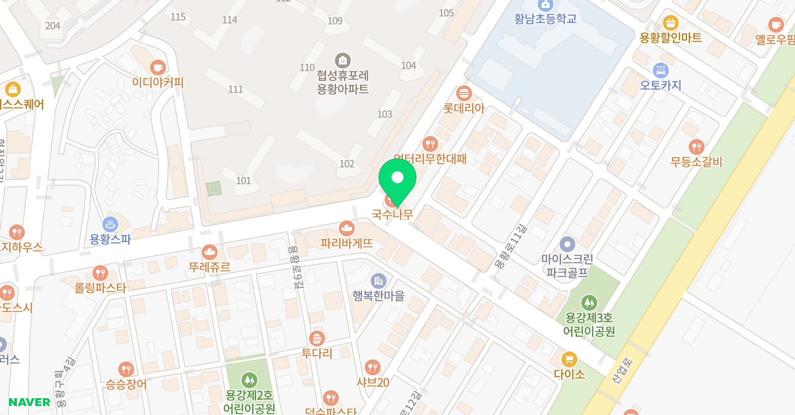 재능교육 경주용황학습센터 위치