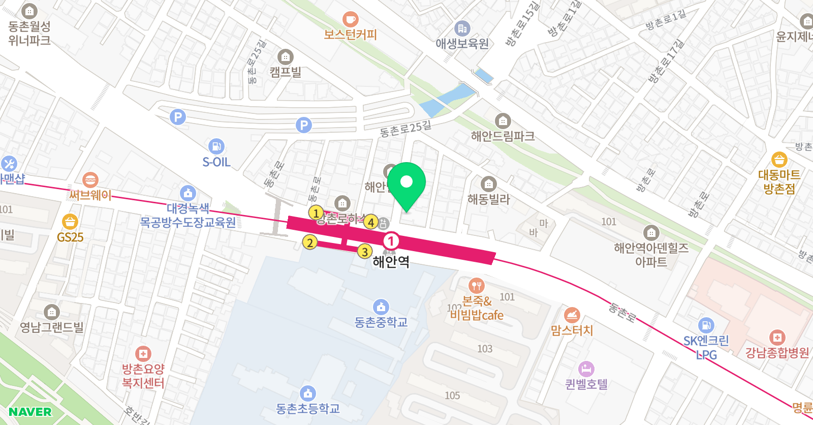 더알파 수학과학학원 위치