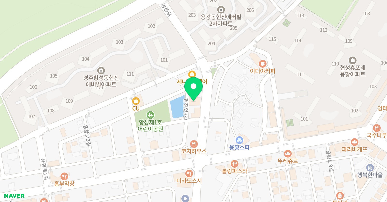 세종 에이스 무용학원 위치