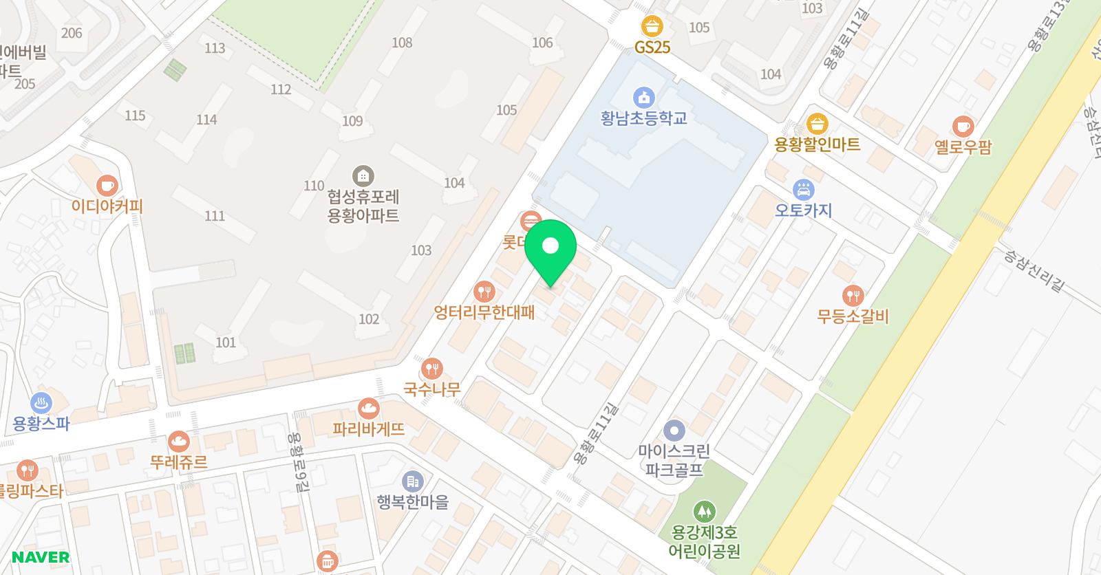 아뜰리에에덴 미술학원 위치
