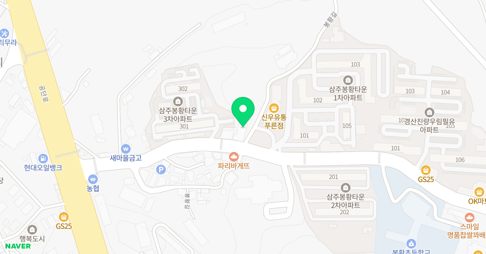 하늘소리 음악학원 위치