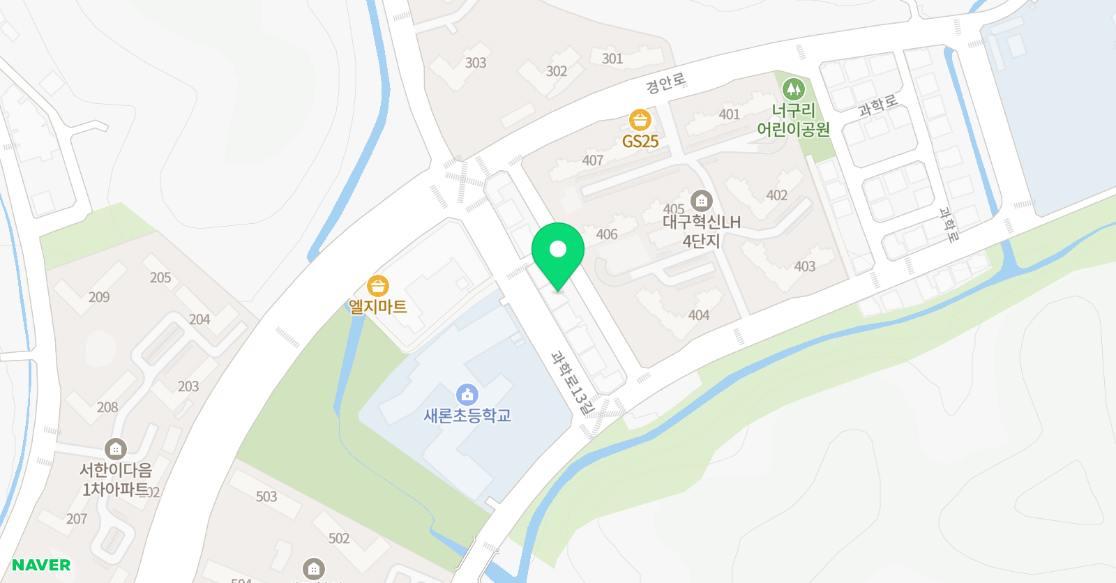 뮤엠 영어 새론캠퍼스 위치