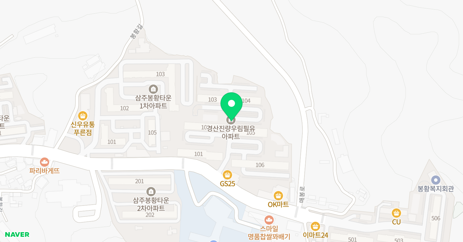 눈높이러닝센터 삼주봉황학원 위치