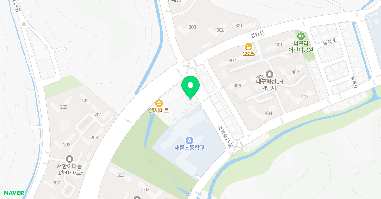 꿈나무태권도 위치
