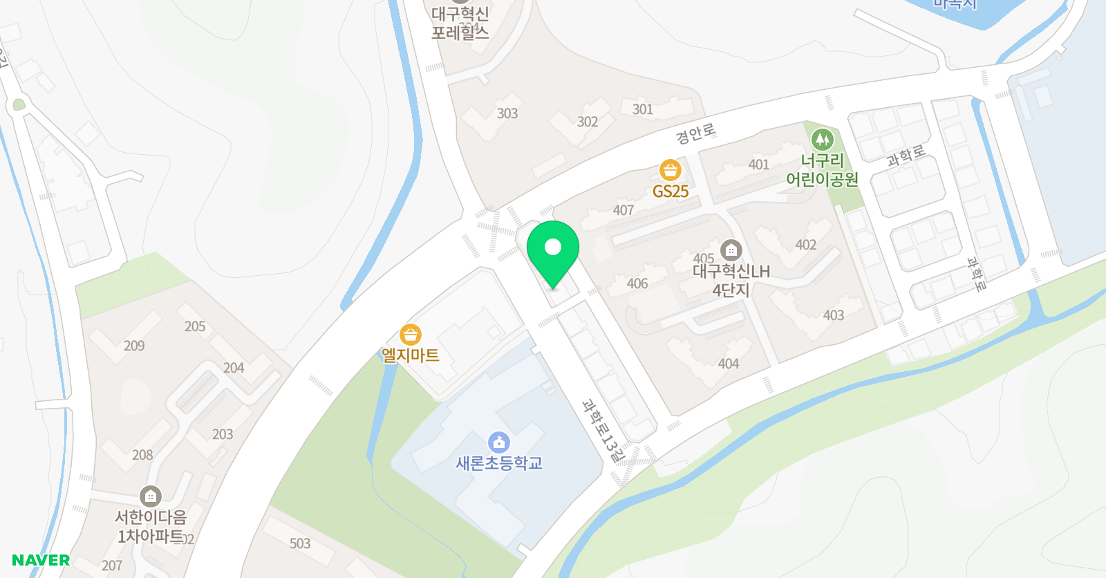 글로벌아이 태권스쿨 위치