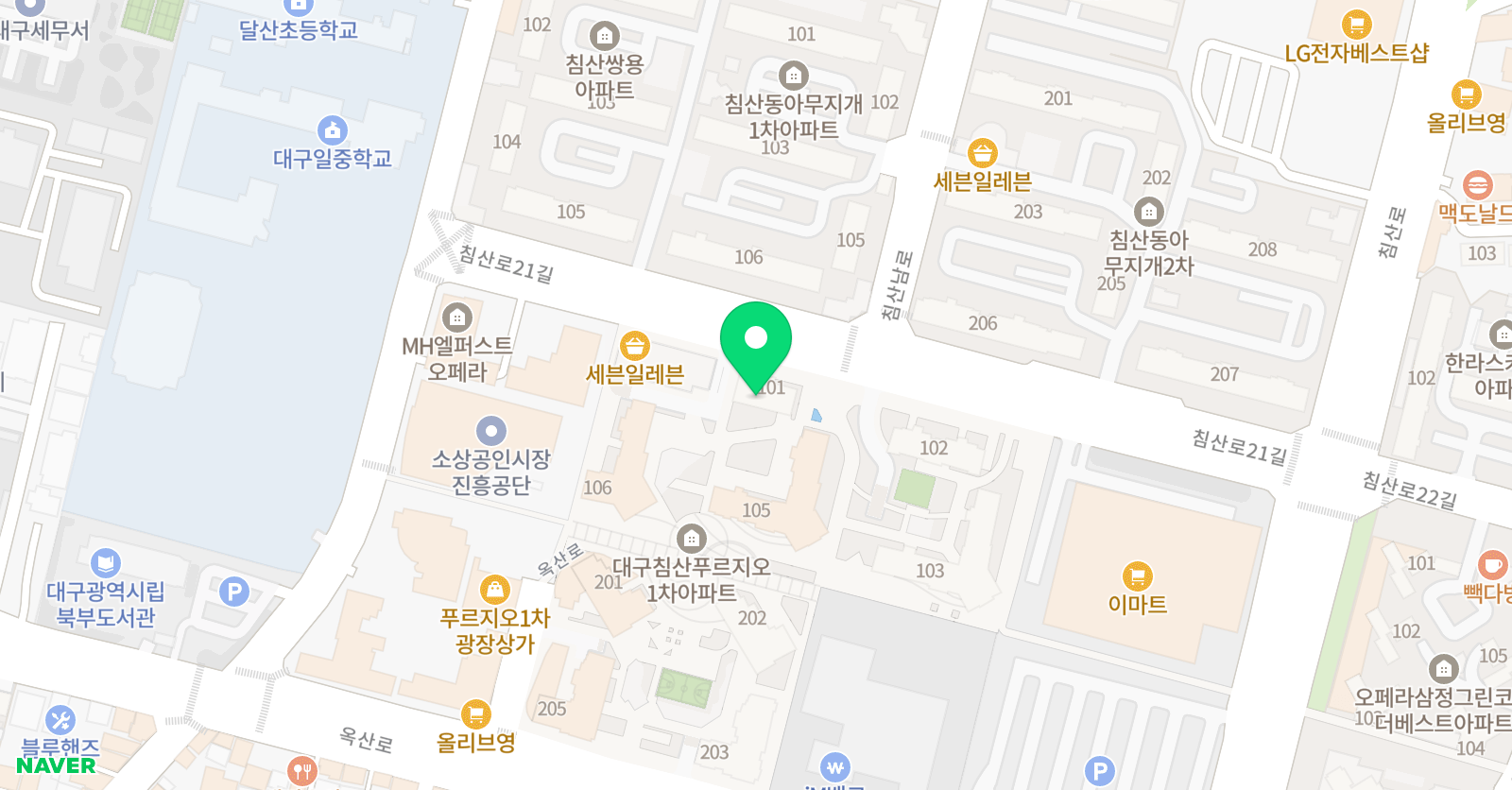 아이뮤즈 음악학원 위치