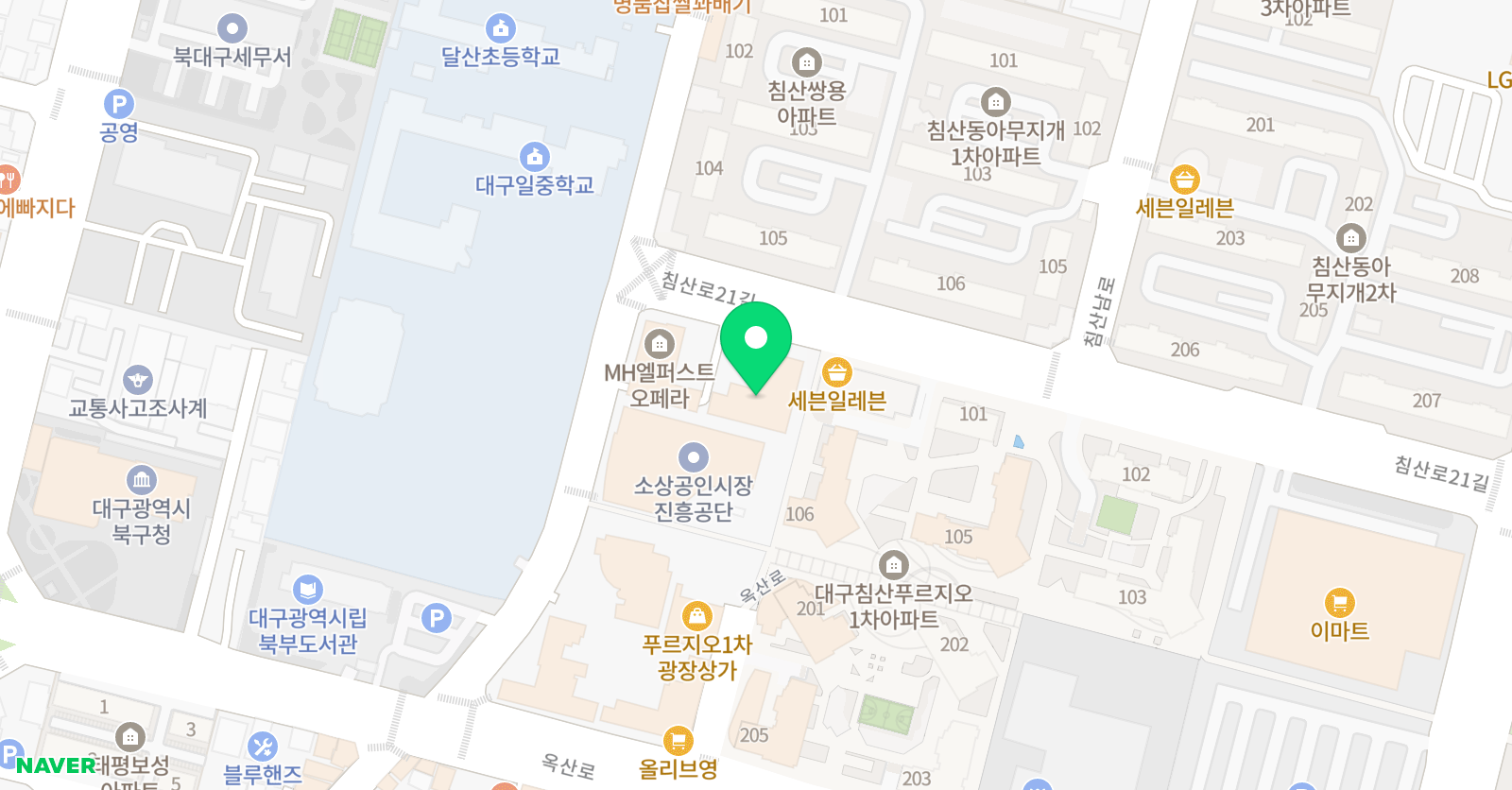 엘리스유 영어수학원 위치