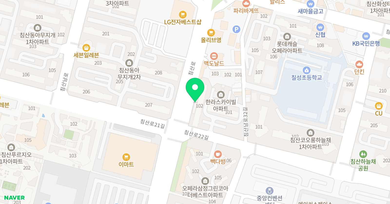 연세 EMS 학원 위치