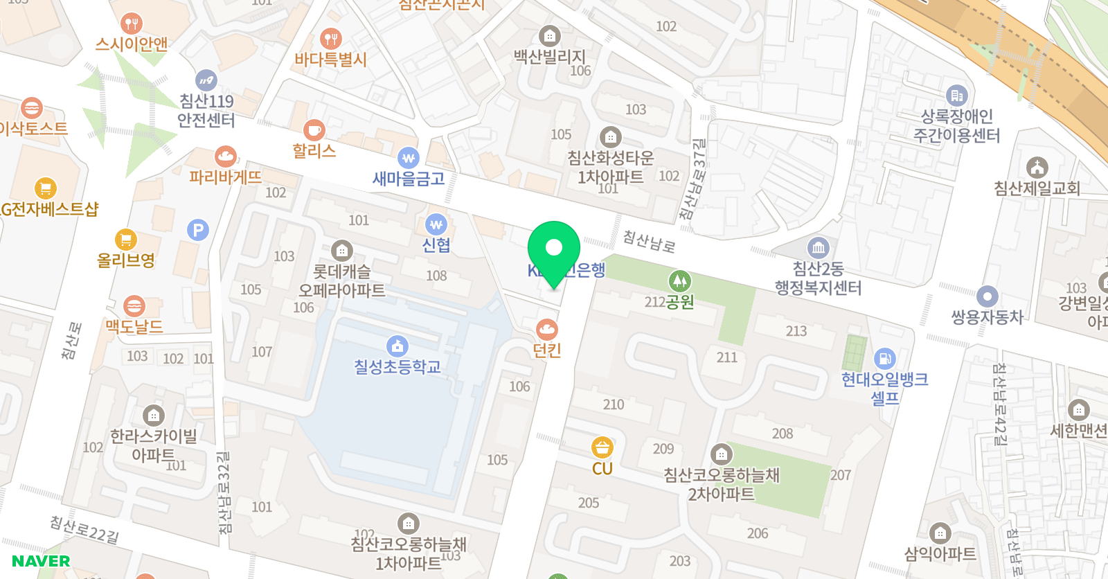 탑티어 입시학원 위치