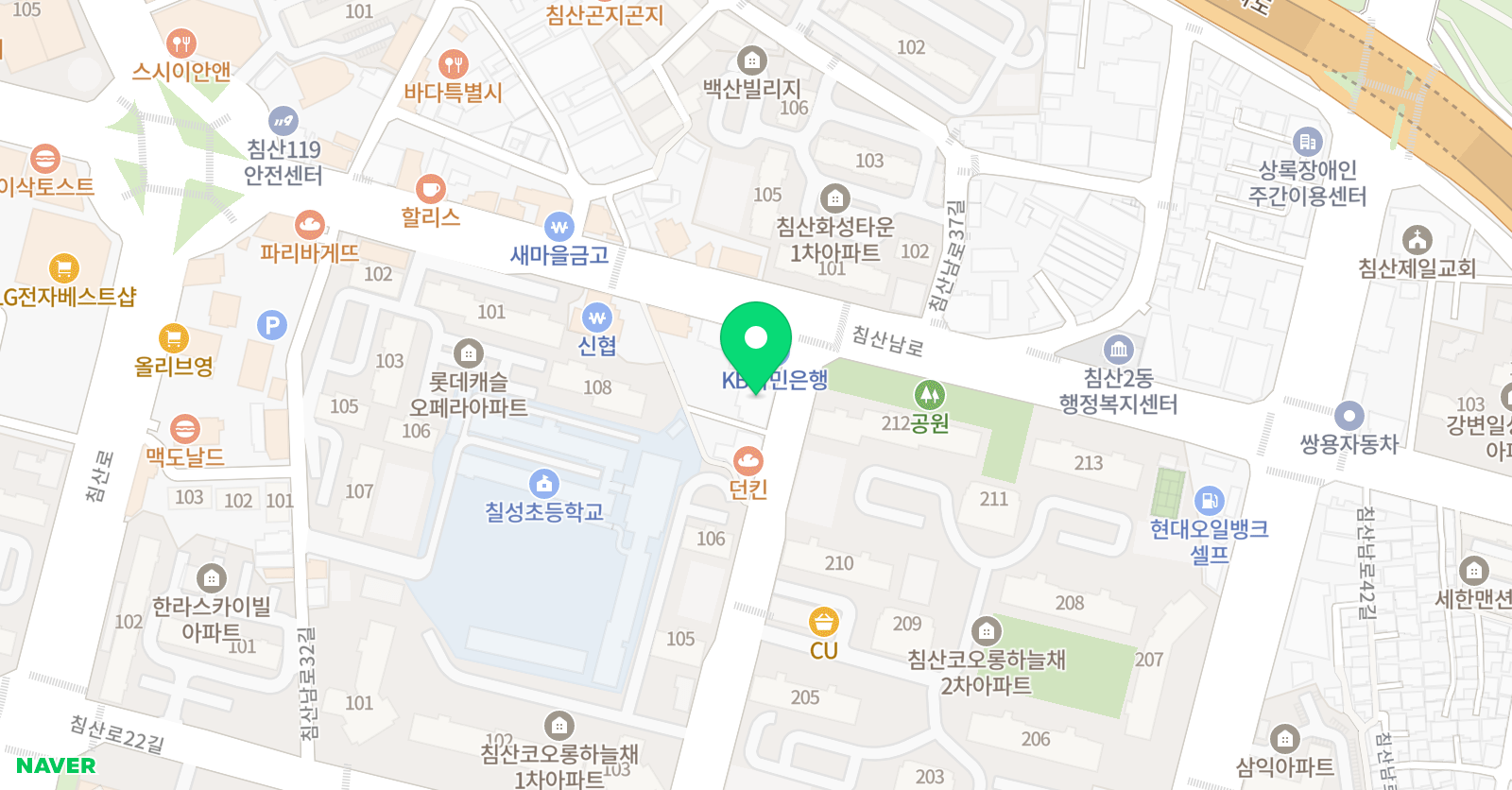 스마트 수학학원 위치
