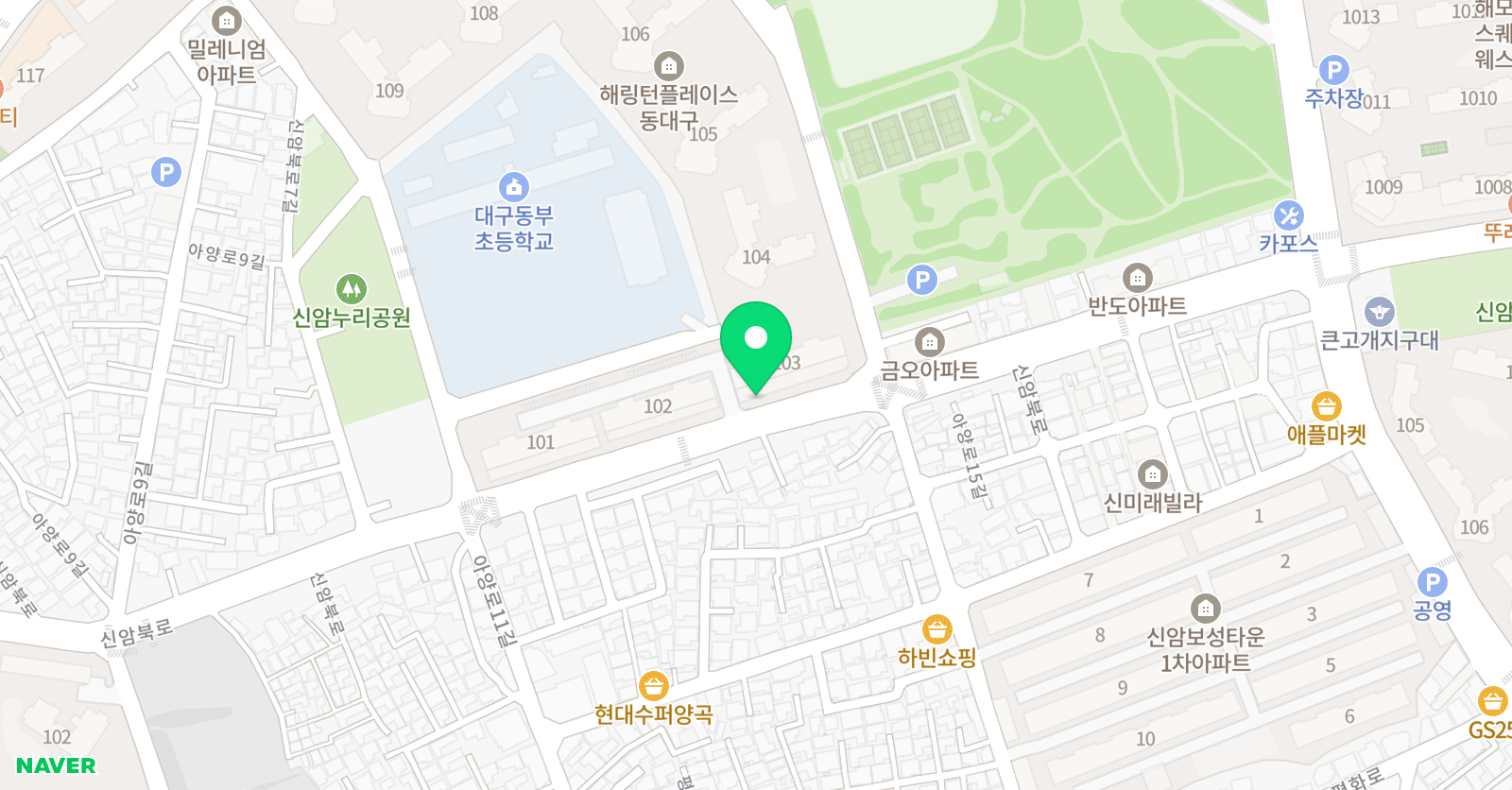 스마트해법 수학 동대구해링턴점 위치