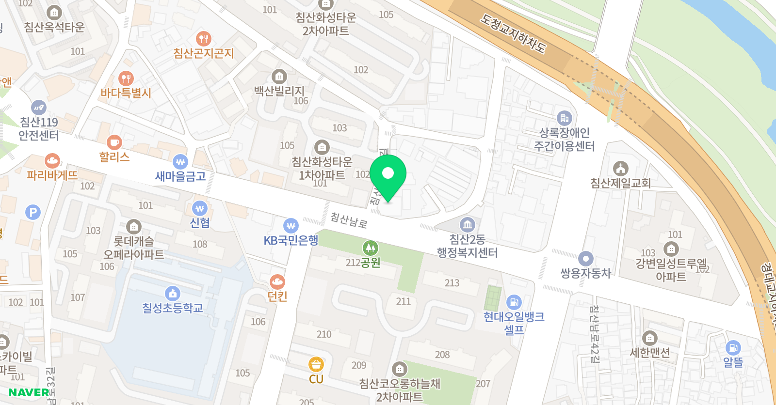 이룸 수학학원 위치