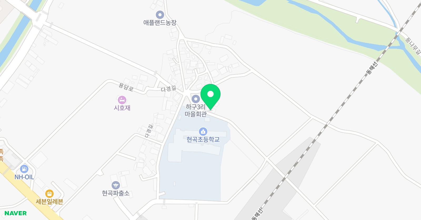 현곡구화심 무용학원 위치